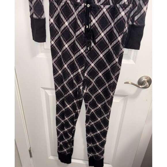 Victoria’s Secret argyle thermal onesie pajamas size M GUC - Picture 5 of 9